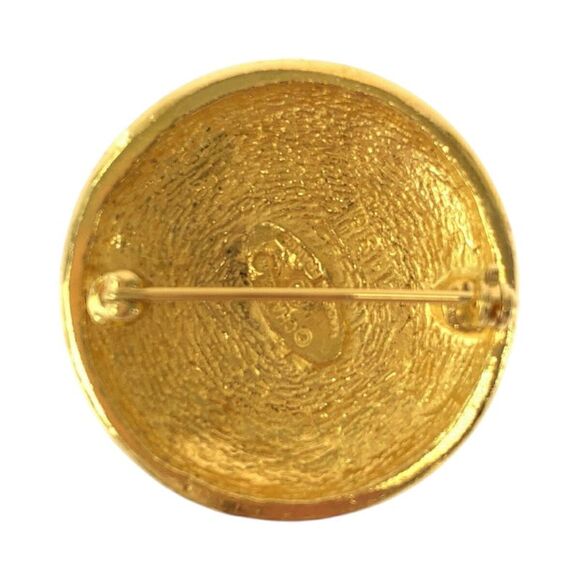 Chanel Gold Plated Coco Mark Brooch - Picture 2 of 6